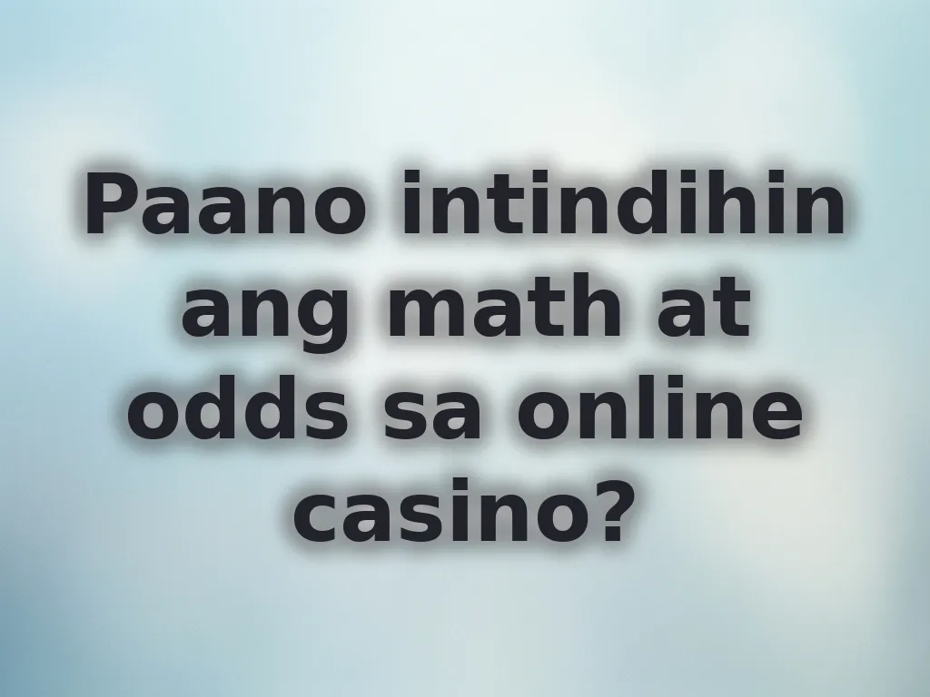 Casino odds guide